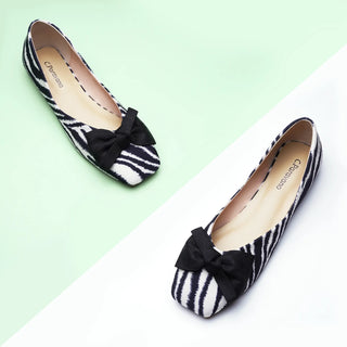 Animal Prints Bow Flats (Eva)