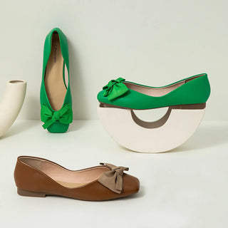 Bow Ballerina Flats (Eva)