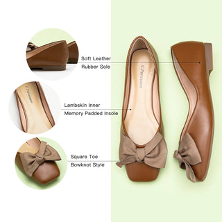 Bow Ballerina Flats (Eva)