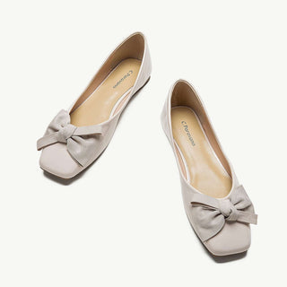 Patent Bow Ballerina Flats (Eva)