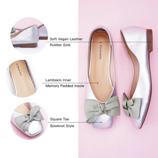 Bow Ballerina Flats (Eva)