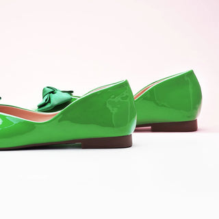 Patent Bow Ballerina Flats (Eva)