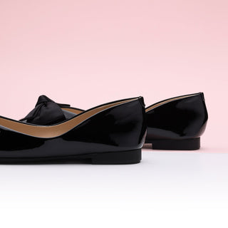 Patent Bow Ballerina Flats (Eva)