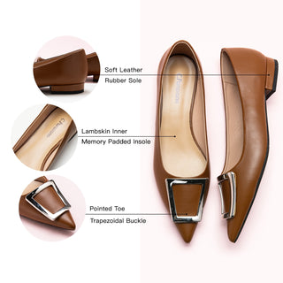 Trapezoidal Buckle Flats (Aida)