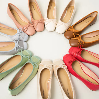 Cap-Toe Ballet Flats (Elena)