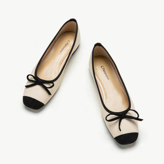 Cap-Toe Ballet Flats (Elena)