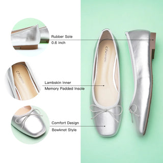 Minimalist Ballet Flats (Elena)