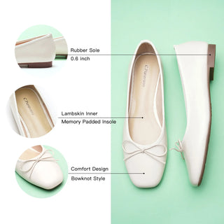 Minimalist Ballet Flats (Elena)