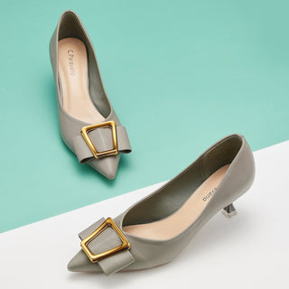 Metal Tie Pumps (Olivia)