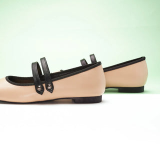 Two-Tone Double-Strap Mary Jane (Clara)