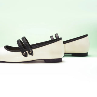 Two-Tone Double-Strap Mary Jane (Clara)