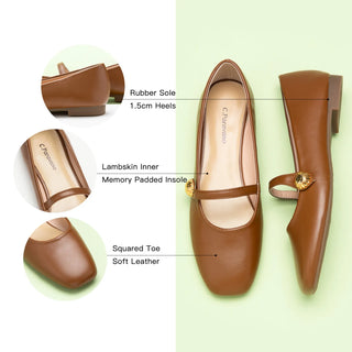 Patent Single-Strap Mary Jane (Clara)