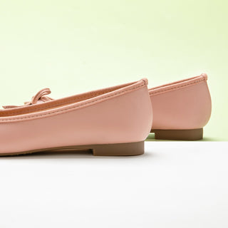 Chic Pink Women Bowknot Flats: Playful Elegance