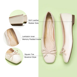 White Women's Ballet Flats: Effortless Elegance