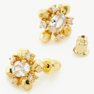 Crystal Stud Earrings, a versatile pair that complements any outfit, adding a touch of refined elegance to your appearance